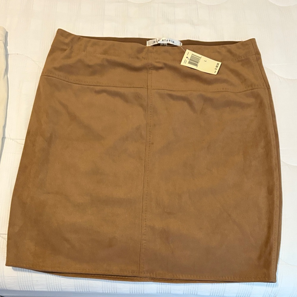 Max Studio Brown Pencil Skirt